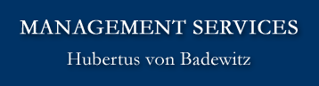 Management Services - Hubertus v. Badewitz